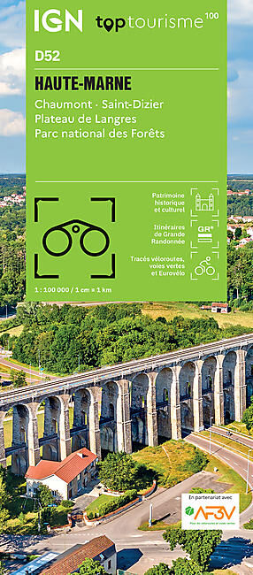 IGN - HAUTE-MARNE D52 TOP TOURISME 100 IGN
