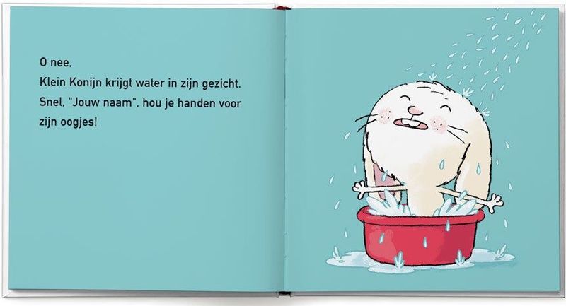 Boek met naam en foto - Nog even mijn haartjes wassen - Hardcover