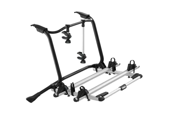 Thule WanderWay 2 , Cykelholder, Tilkoblingsanordning til bag på bilen, Sort, Sølv