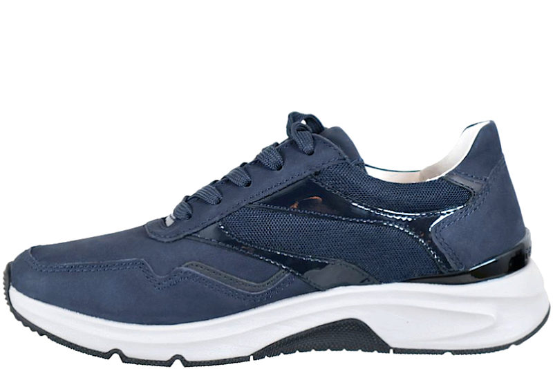 GABOR ROLLINGSOFT SKO I MØRKEBLÅ NUBUCK