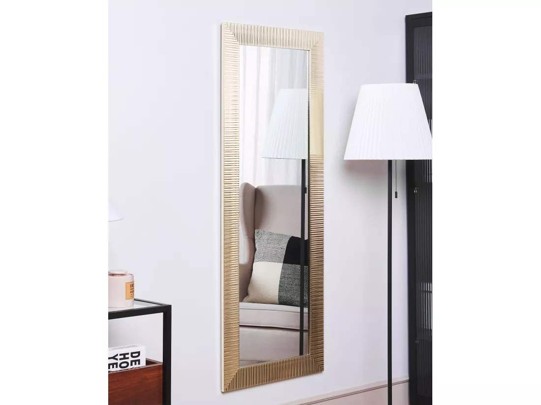 Miroir DRAVEIL 50 cm 130 cm Doré