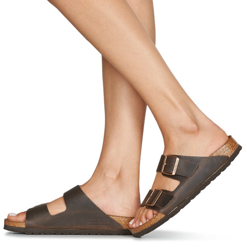 Birkenstock - ARIZONA SFB LEATHER - Marron