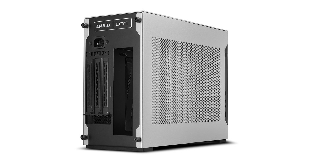 Lian LiA4-H2O PCI 4.0 mini tower behuizing  (Zilver | 1x USB-A | 1x USB-C)