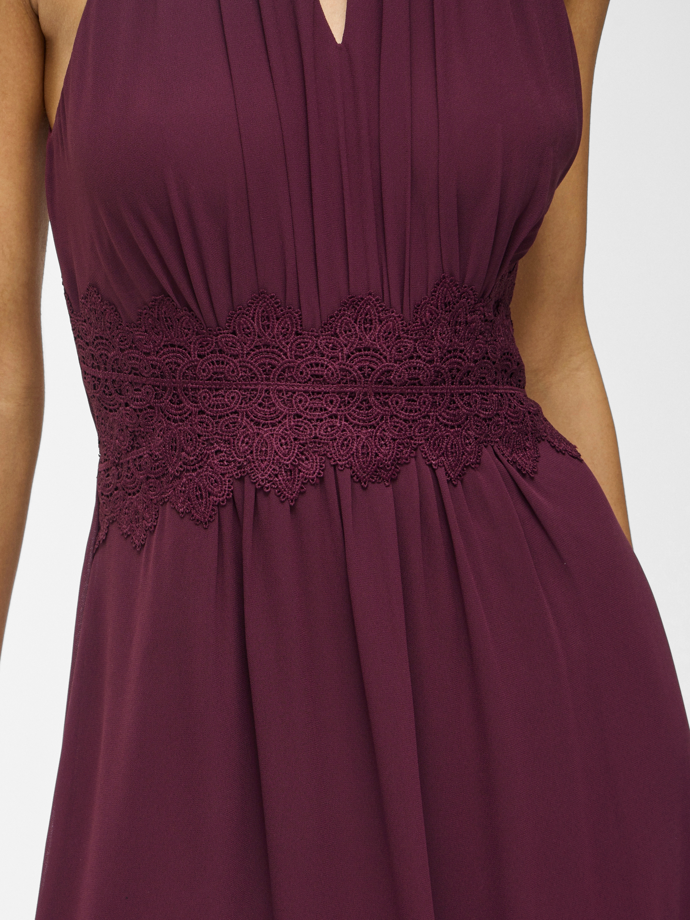 Vila Maxikleid »VIMILINA HALTERNECK MAXI DRESS - NOOS« Sommerkleid,