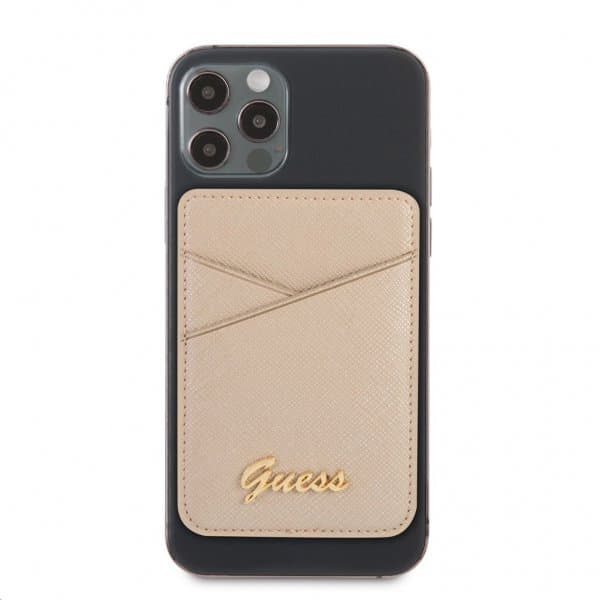 Guess Kortholder MagSafe Metal Logo Guld