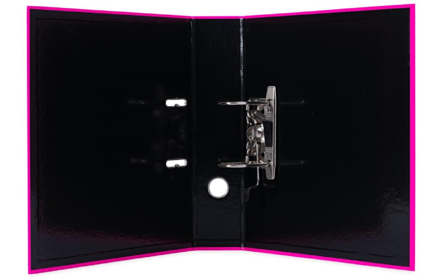 Ordner A4 7 cm, NeonpinkOrdner im A4 Format mit Hebelmechanik und Griffloch