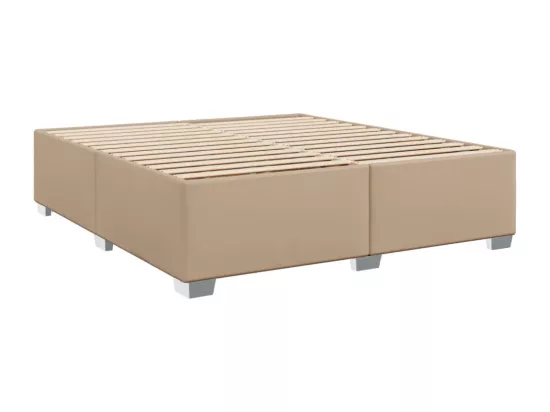 Sommier tapissier avec matelas Cappuccino 200x200 cm