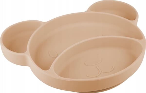 CANPOL BABIES Silikonsuging trigeminal plate BEAR, 51/401_bei