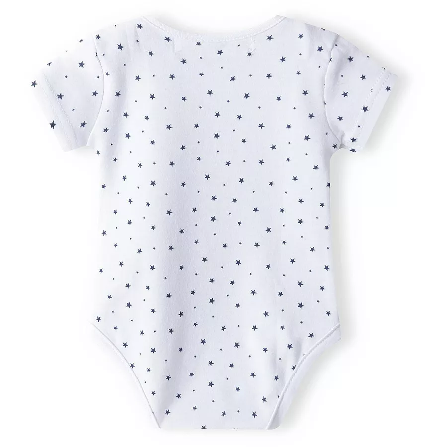 MINOTI 7er-Pack Bodys DunkelblauWeiß