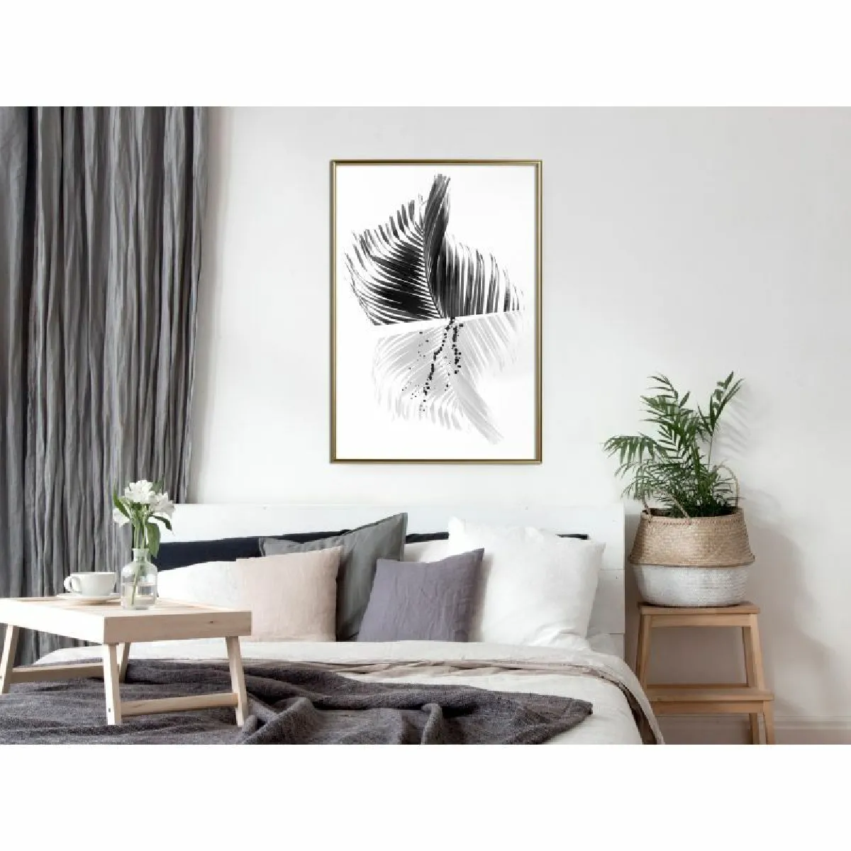 Paris Prix Abstract Feather 40x60 cm Or