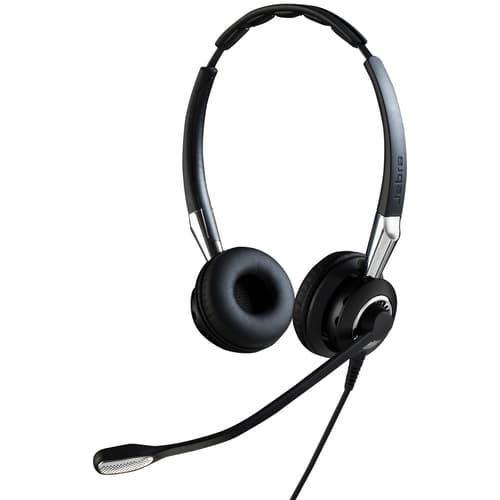 Jabra Biz 2400 II USB Duo CC, Ledningsført, Kontor/Callcenter, 77 g, Headset, Sort, Sølv
