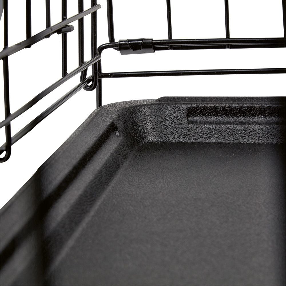 Cage de transport pliable métal noir