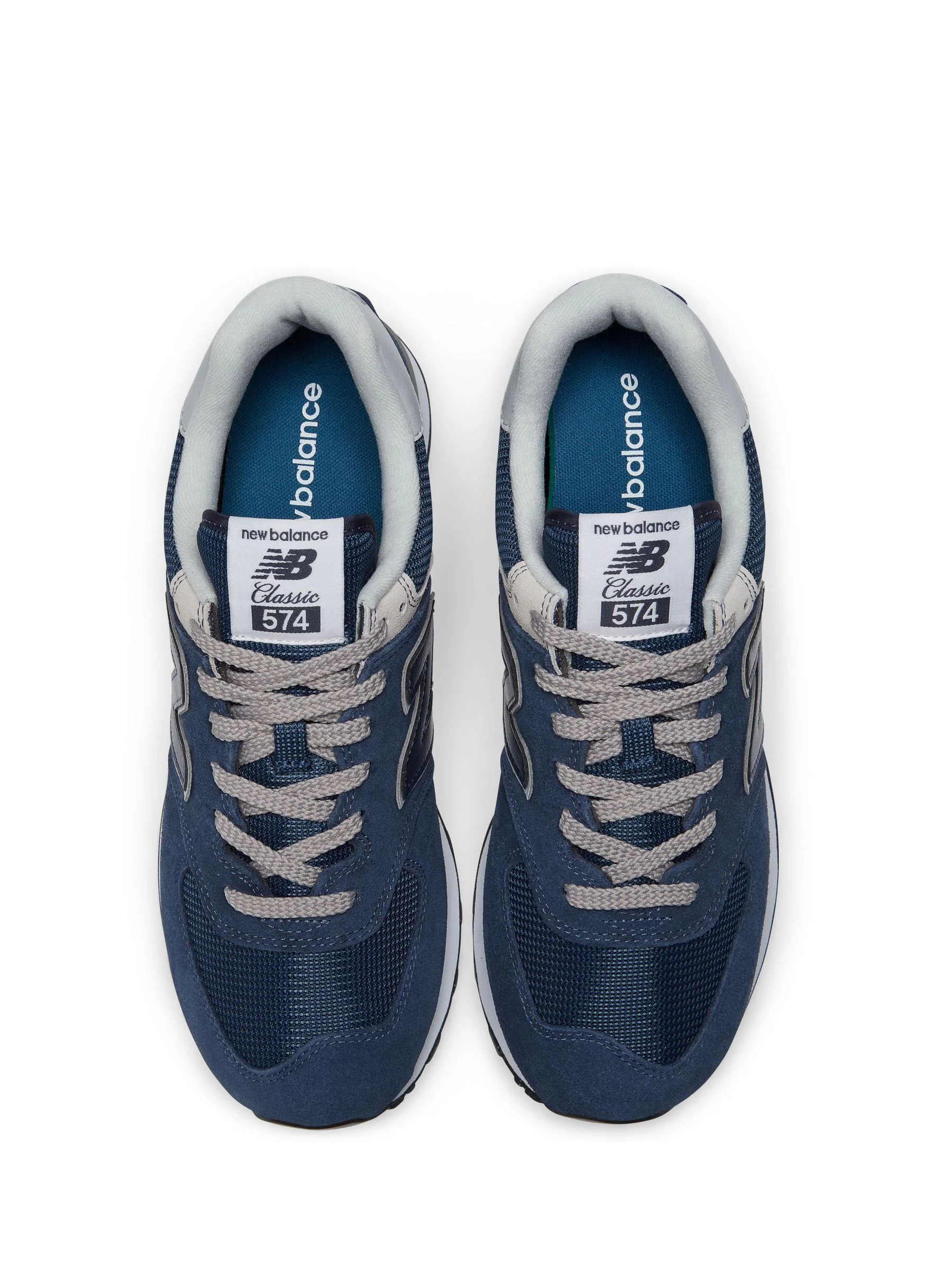 Donkerblauw - New Balance 574 herenslippers