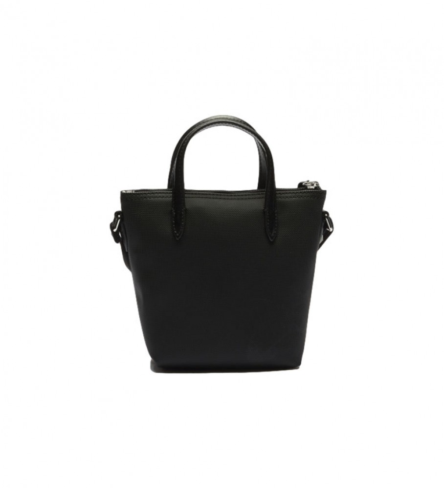 Bolsa tote Lacoste tamanho XS, preta - 15 x 18 x 7 cm -
