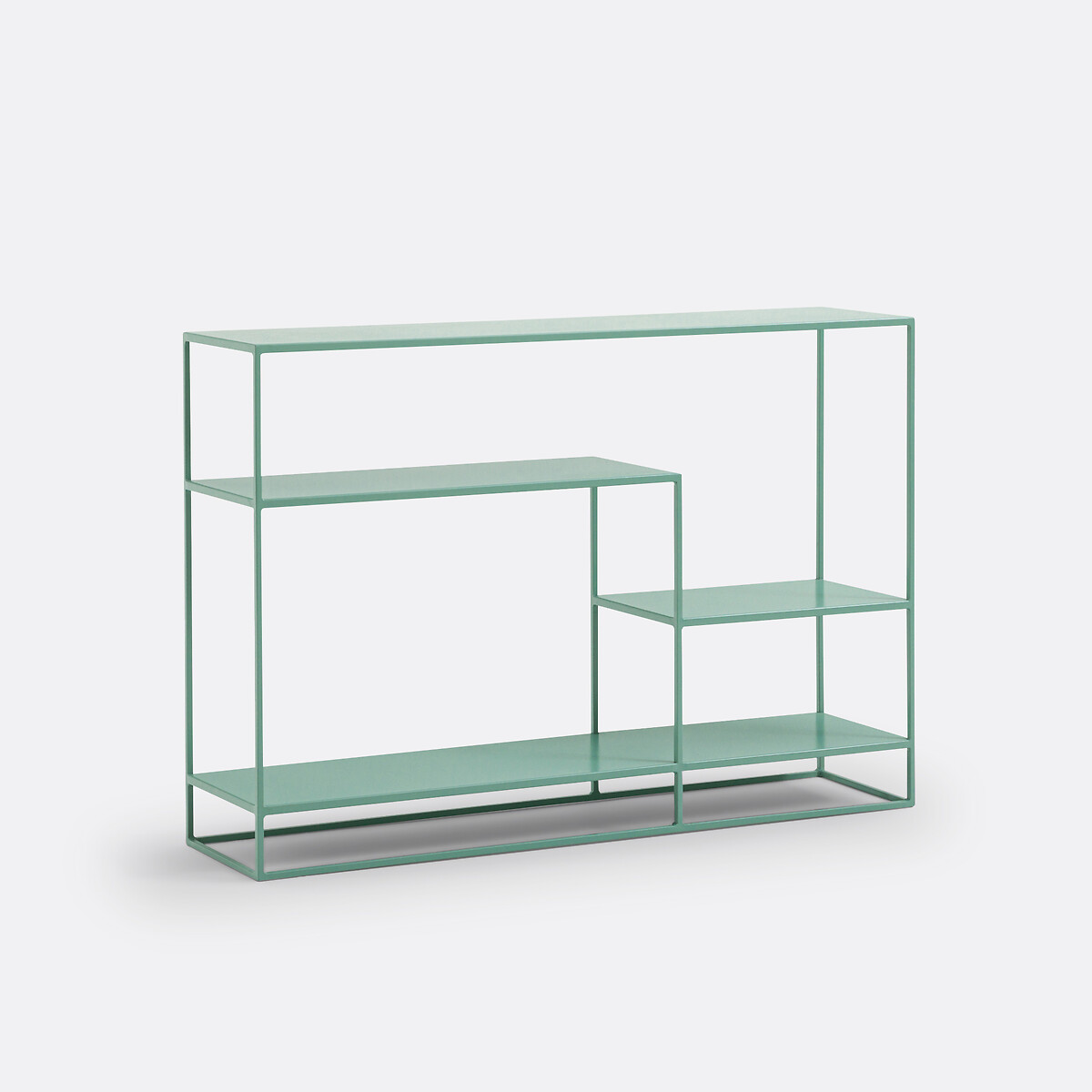 LA REDOUTE INTERIEURS<br>Mesa de parede assimétrica em metal e aço, Miva