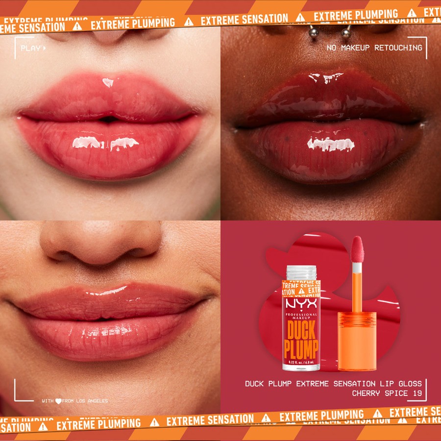 NYX Professional Makeup Duck Plump Lip Lacquer Cherry Spice 19 7ml