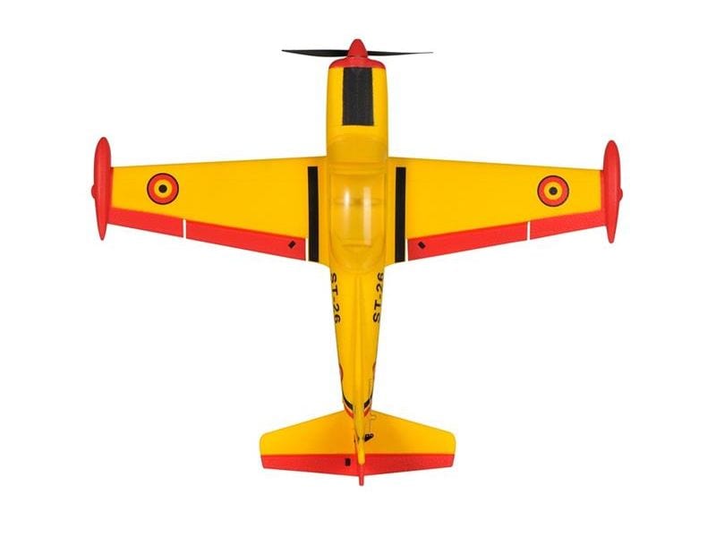 TOP-RC Warbird Mini SF260 450 mm, Gelb, RTF Kleines 4-Kanal RC-Flugzeug mit Gyro