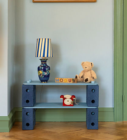 MODU Balancebane - 17 Teile - Deep Blue/Sky Blue