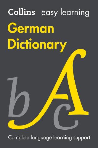 Easy Learning German Dictionary: Trusted Support for Learning - Collins Easy Learning (Paperback)