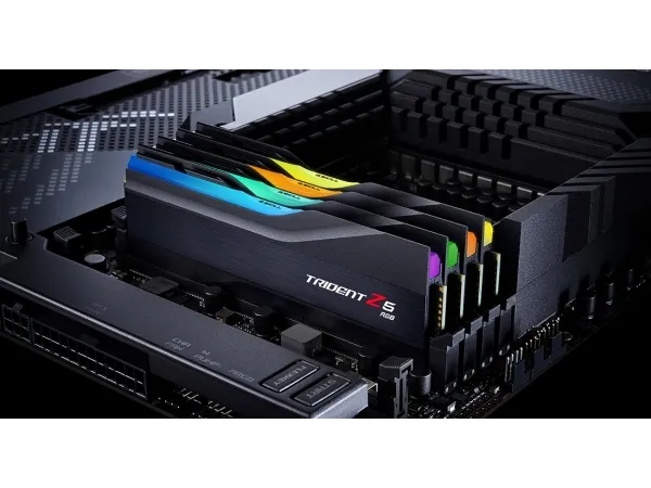 G.Skill Trident Z5 RGB - DDR5 - sæt - 32 GB: 2 x 16 GB - DIMM 288-PIN - 6000 MT/s / PC5-48000 - CL40 - 1.3 V - ikke bufferet - ikke-ECC - mat sort
