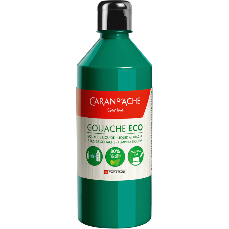 Caran d'Ache Gouache Eco, 500 ml, smaragd, 1 Stück