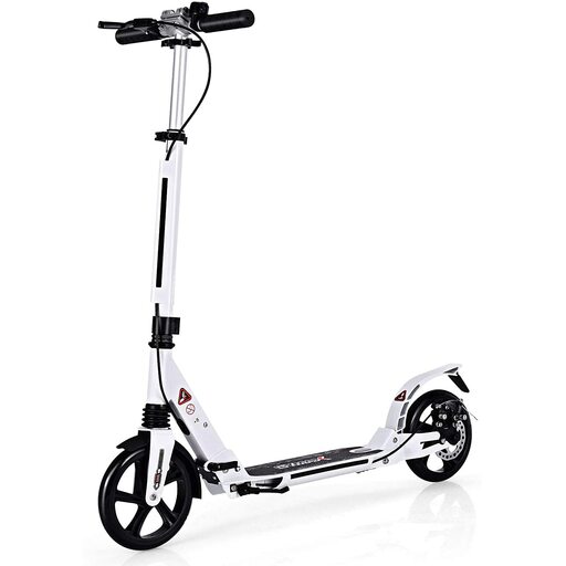 Scooter dobrável Costway, suporta até 100 kg
