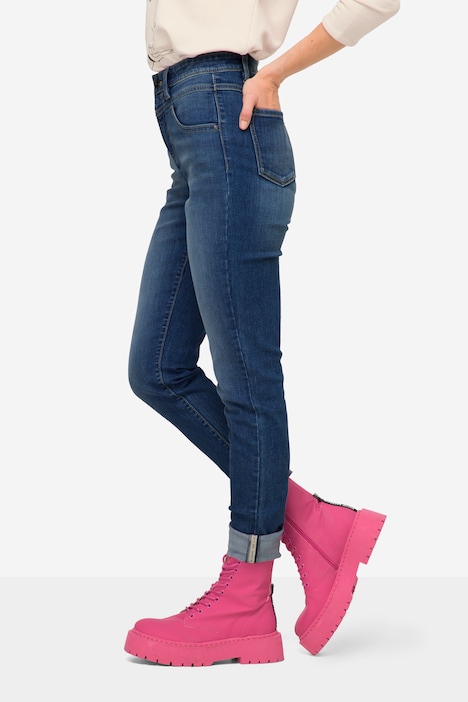 Bauch-Weg-Jeans, High Waist, 5-Pocket, Superstretch