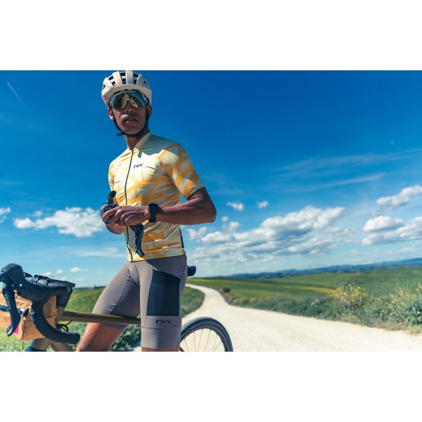 Northwave Fast Rock bibshorts herre beige/sort