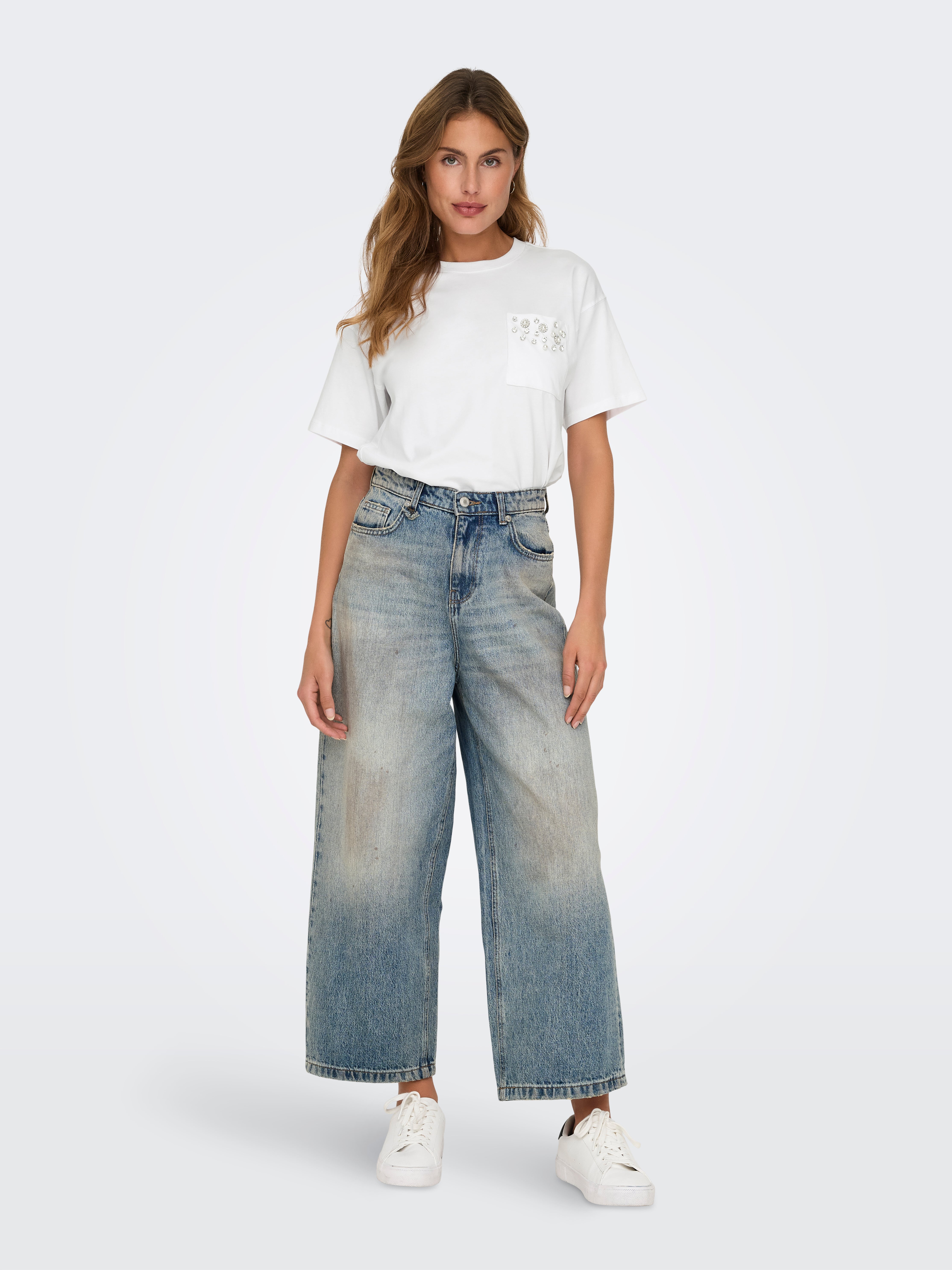 ONLPOSH T-shirt Bright White