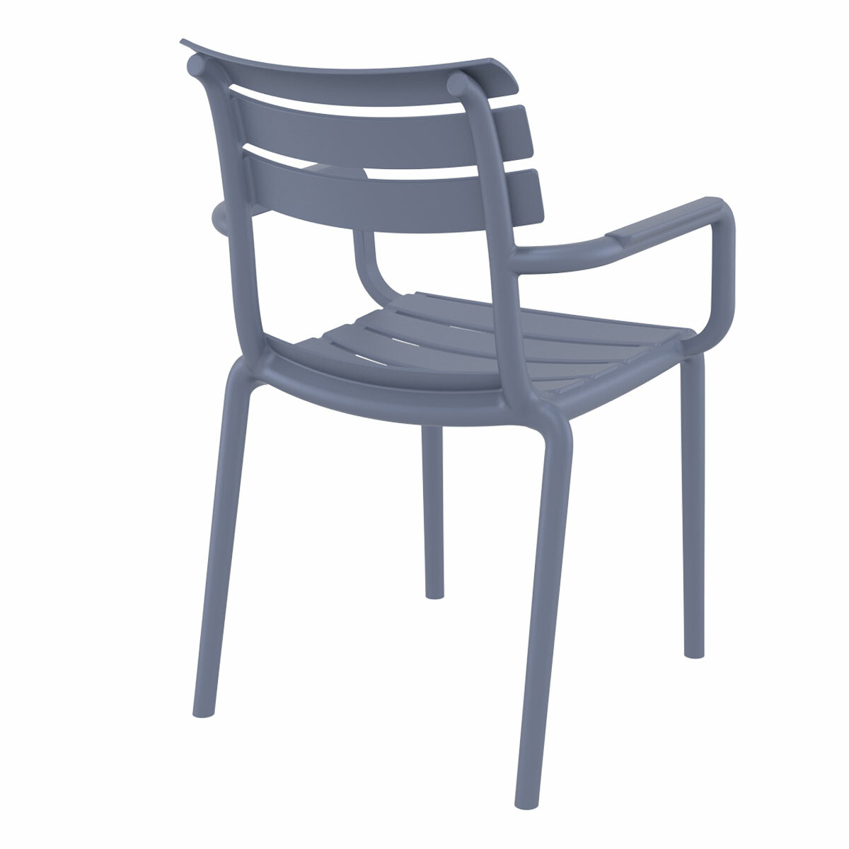 Garden Impressions Paris set van 4 tuinstoelen - Dark Grey