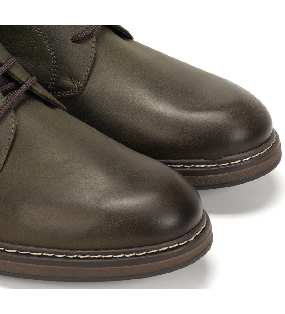 Botas de couro Fluchos F1593 cáqui