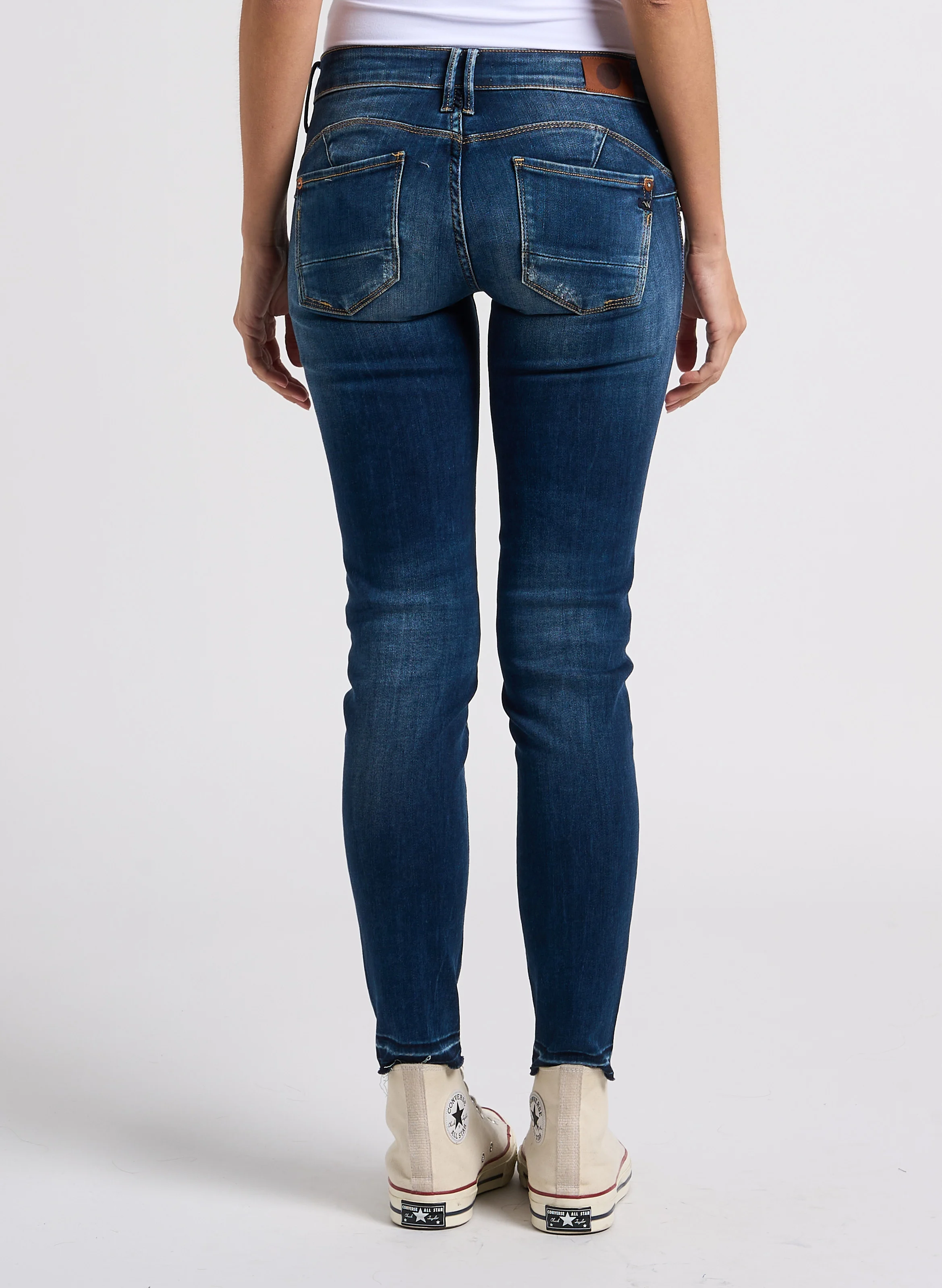 Jean slim 7/8ème effet push up | Bleu