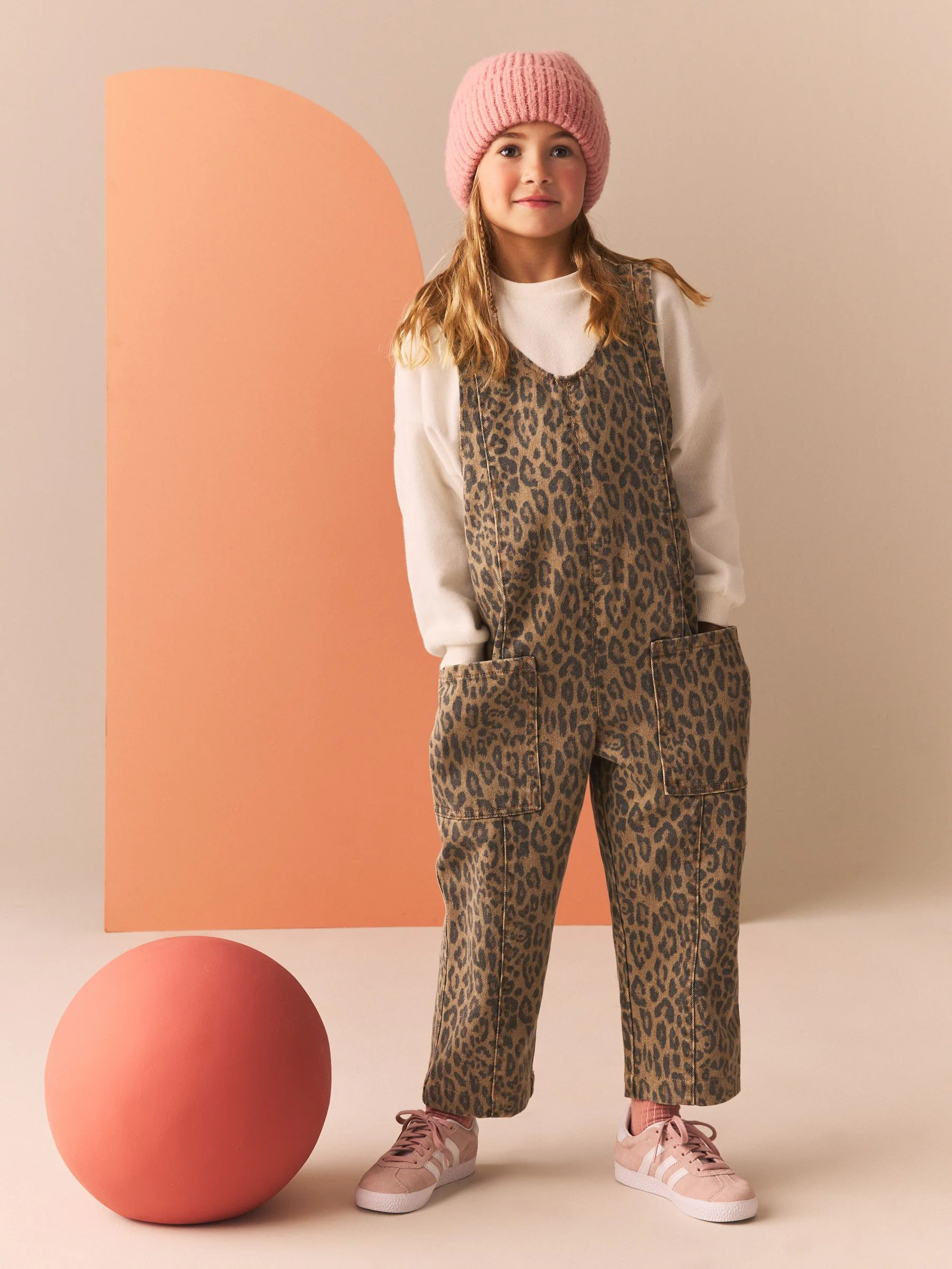 Animal - Slouchy Dungarees (3-16yrs)