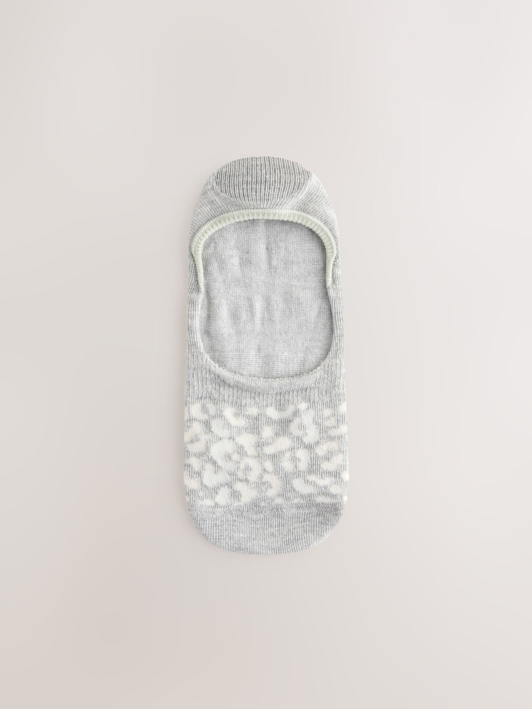 Neutral/Grey animal and stripe - 4 Paar sneaker-footsies