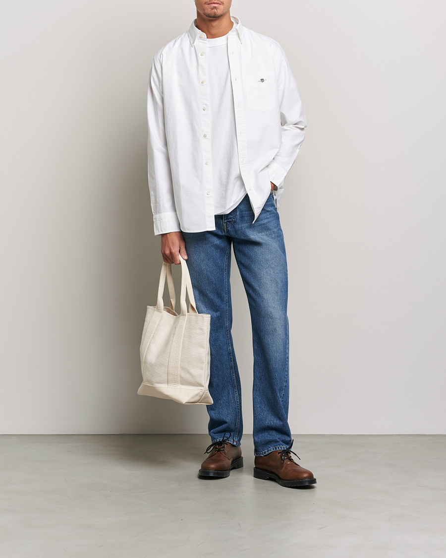 GANT Regular Fit Oxford Shirt White