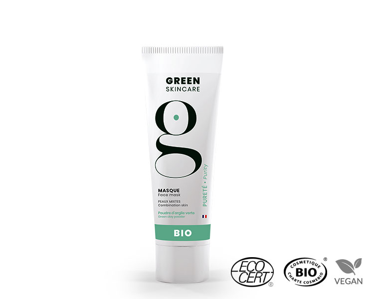 Green Skincare - Pureté Masque Tube BIO, 50ml