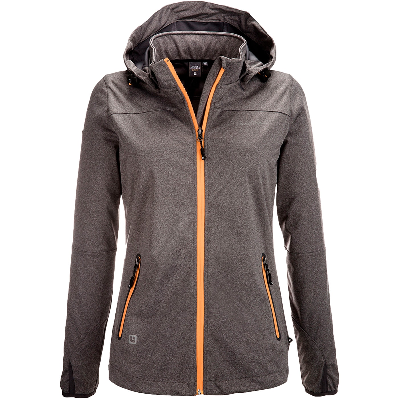 DEPROC Active Softshelljacke »BARBEAU PEAK WOMEN« mit Kontrastreissverschluss