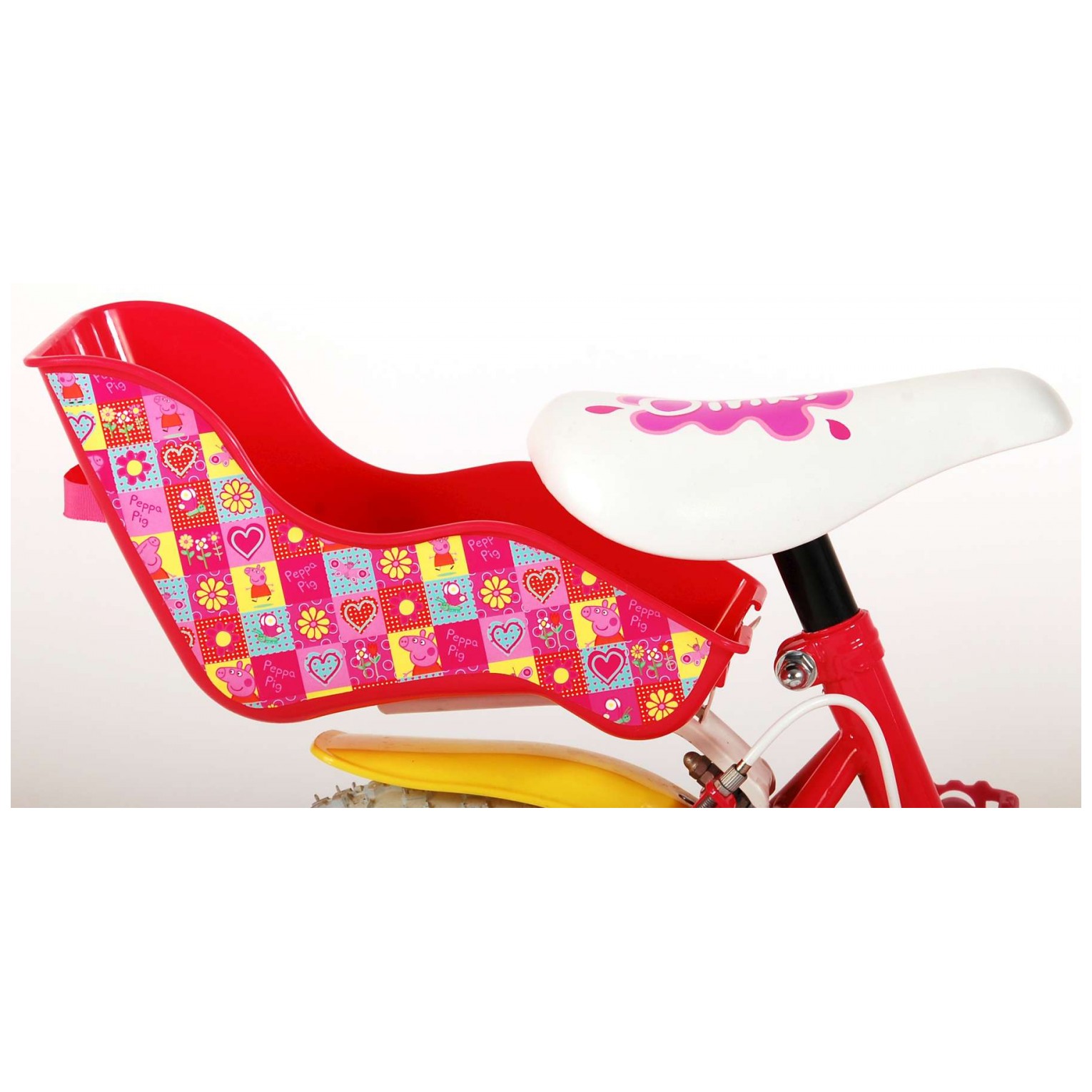 Peppa Pig Fiets - 12 inch - Roze - 2 Handremmen