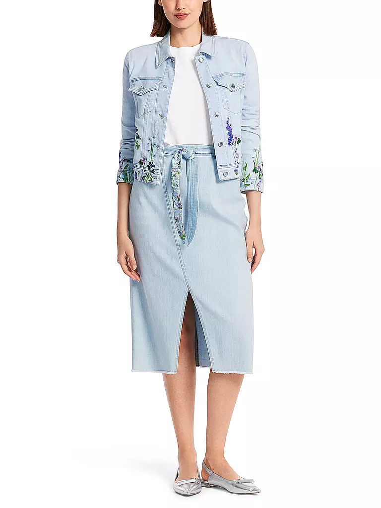 MARC CAIN Jeansrock hellblau