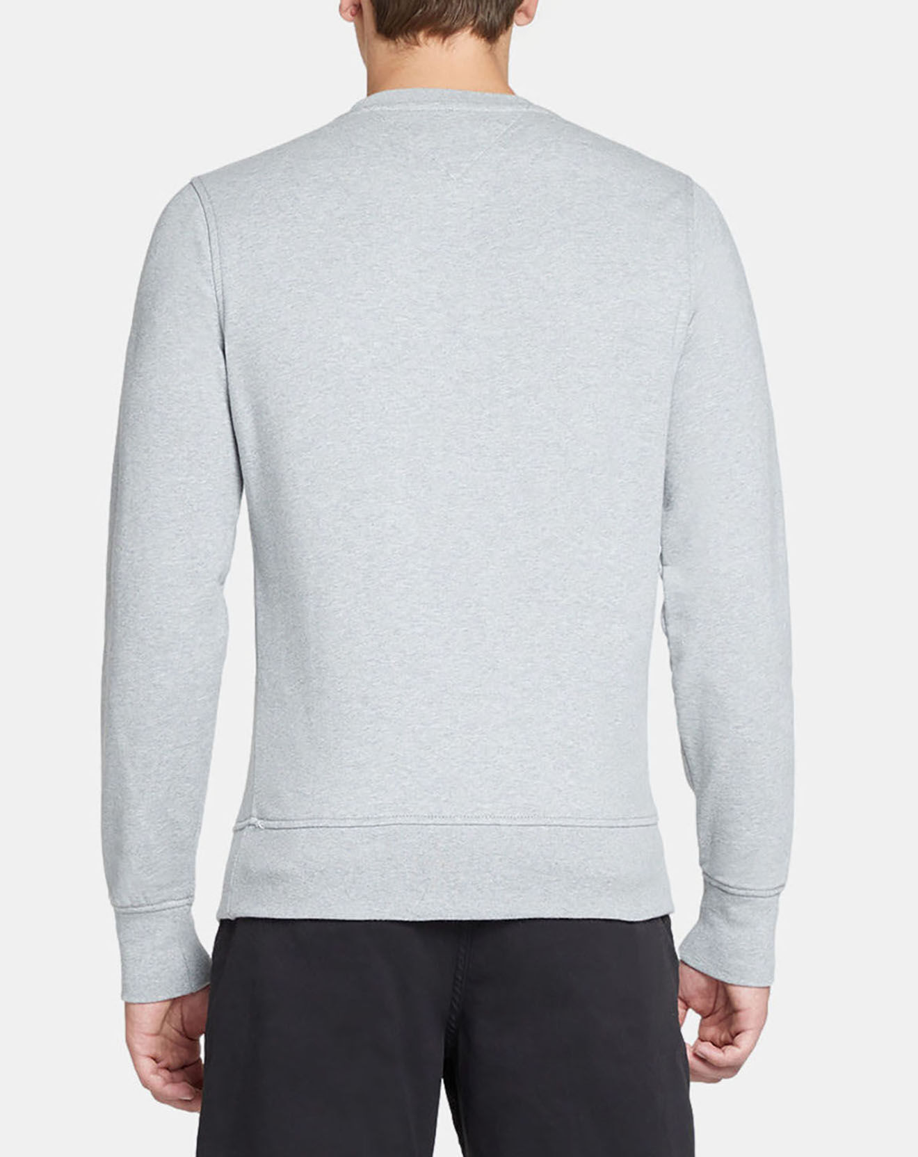 Tommy Hilfiger Sweat logo gris chiné
