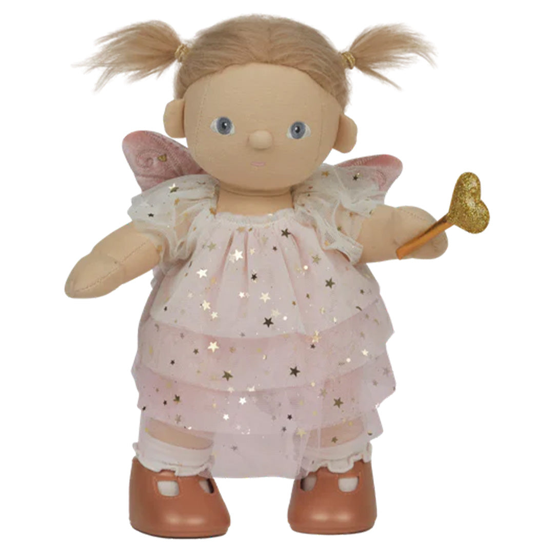 olli ella lappenpop dream dinkum doll - fairy willow pink - 35 cm