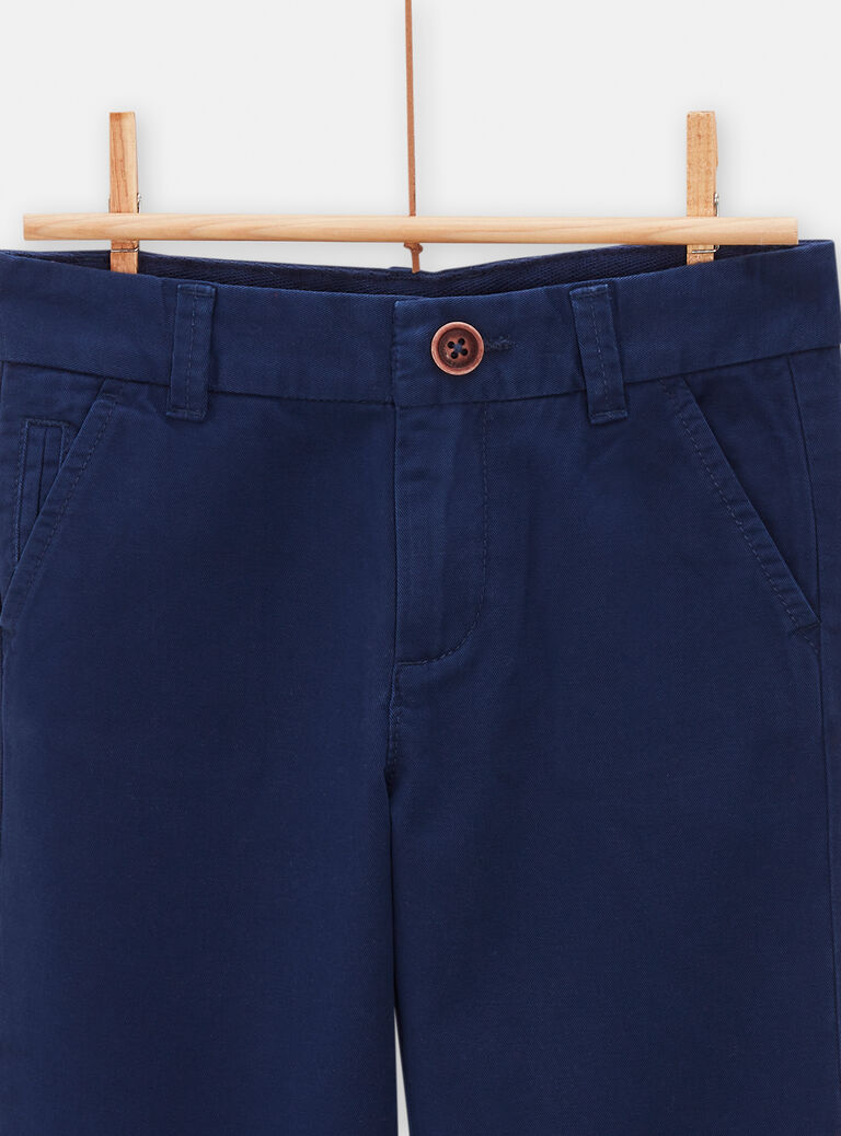 Pantalon bleu uni pour garçon