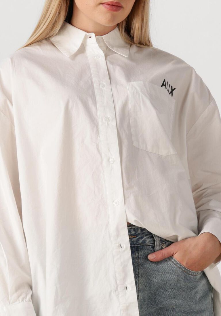 witte alix the label blouses ladies woven oversized poplin blouse