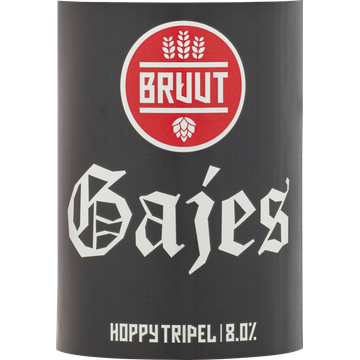 Bruut Bier - Gajes Hoppy Tripel - Fles - 330ML