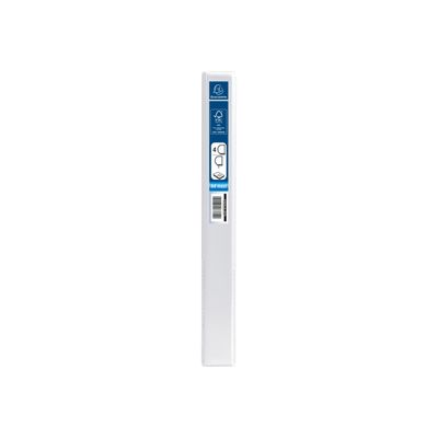 Exacompta Kreacover - Classeur à anneaux personnalisable - Dos 38 mm - A4 Maxi - pour 100 feuilles - blanc - 3 pochettes extérieures