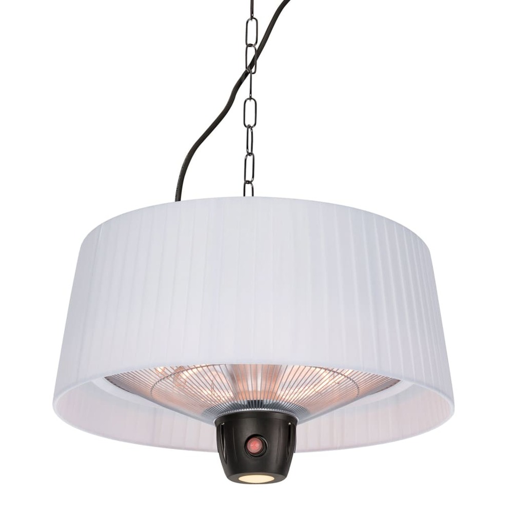 Chauffage suspendu artix compact 1500w halogène blanc artixc-hw