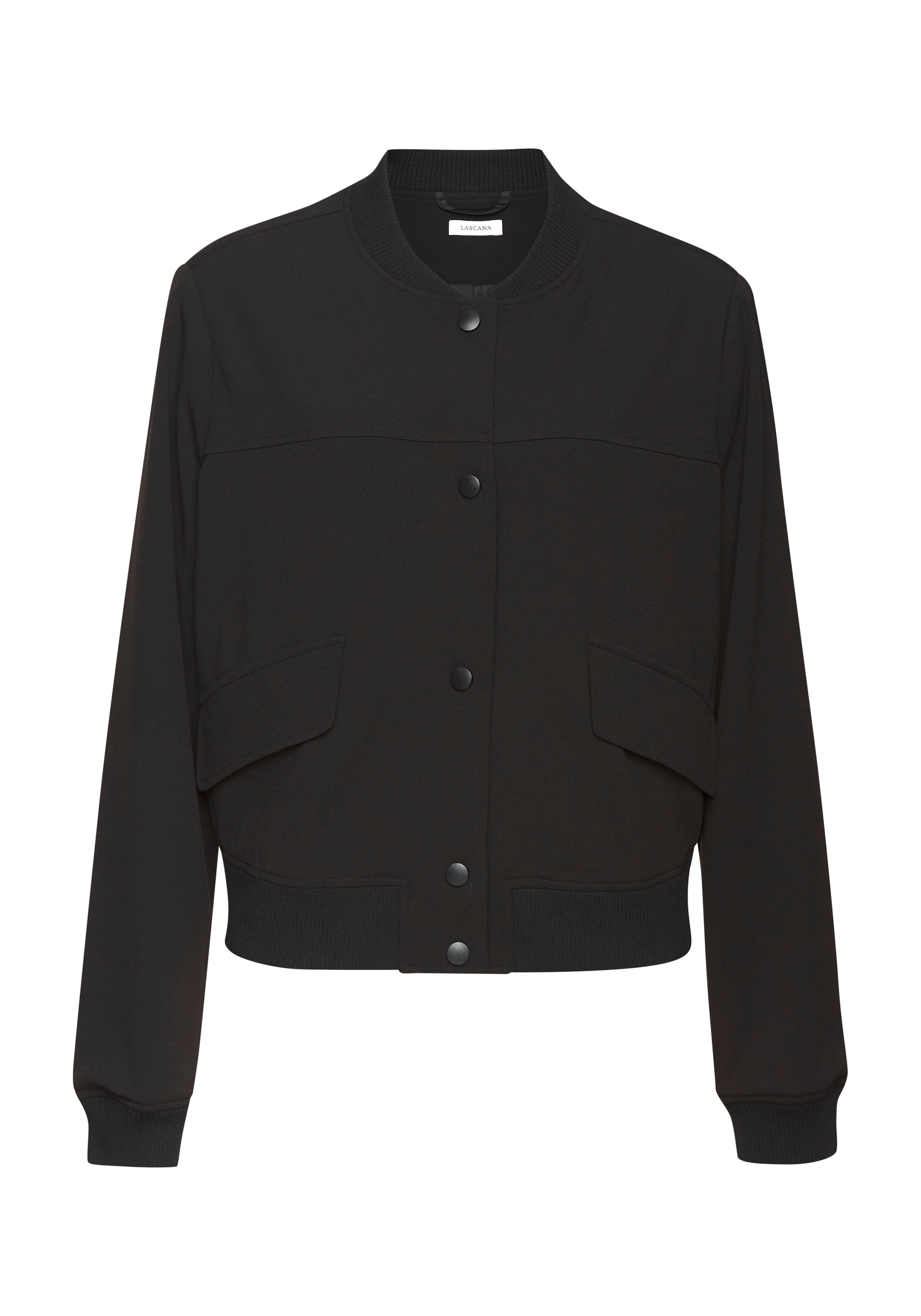LASCANA Bomberjacke mit Druckknöpfen, Kurzjacke, sportlich-chic