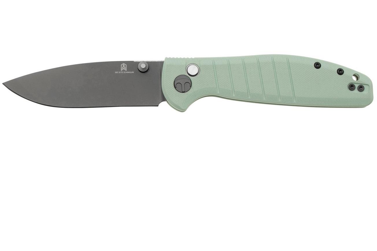 Bestechman Goodboy BMK04D Grey PVD Ice Cream Blue G10, zakmes