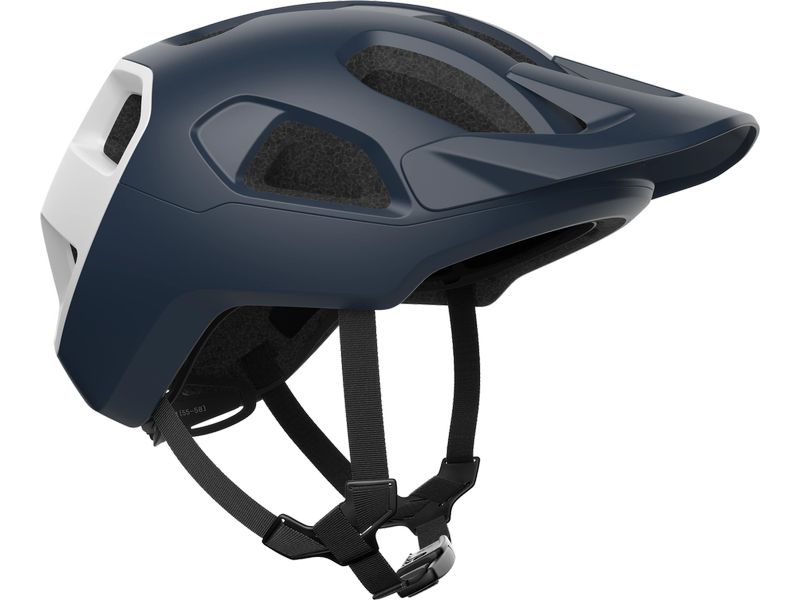 POC Helm Cularis Apatite Dunkelblau Matt/Hydrogen Weiss Mat Velohelm
