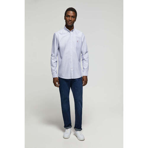 Polo Club - RIGBY GO SHIRT STRIPES OXFORD Azul